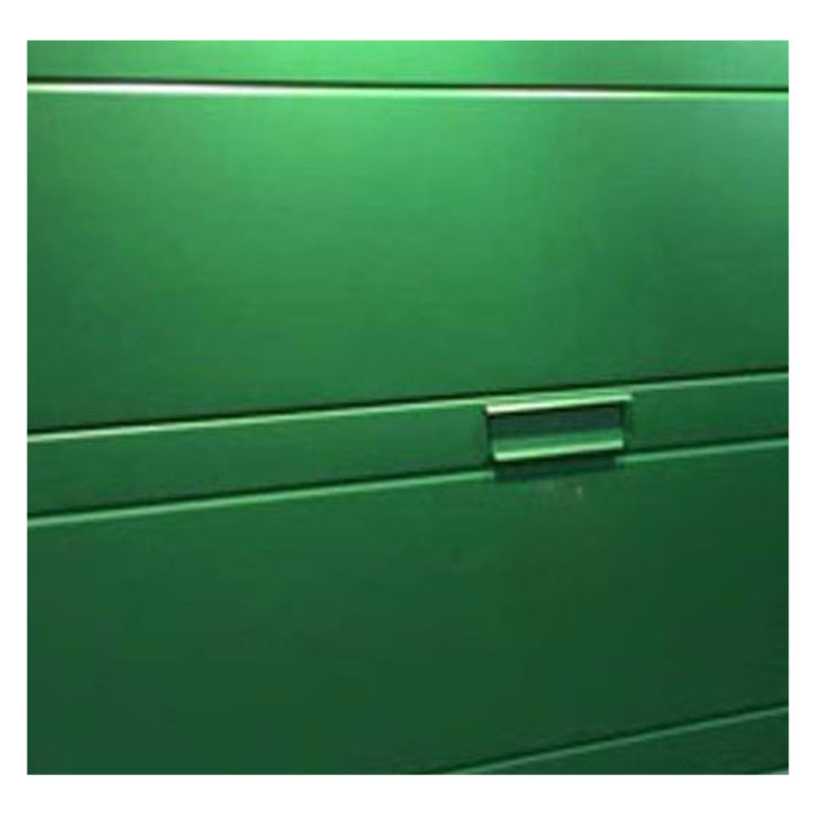 녹색 환경 친화적이고 세련된 전기 차고 문